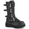 DemoniaCult - EMILY322 Kniehohe Stiefel - Schläger - Schwarz Product image